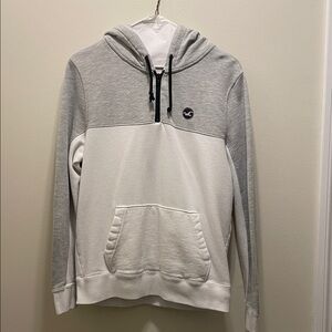 Hollister Quarter Zip Colorblock Hoodie